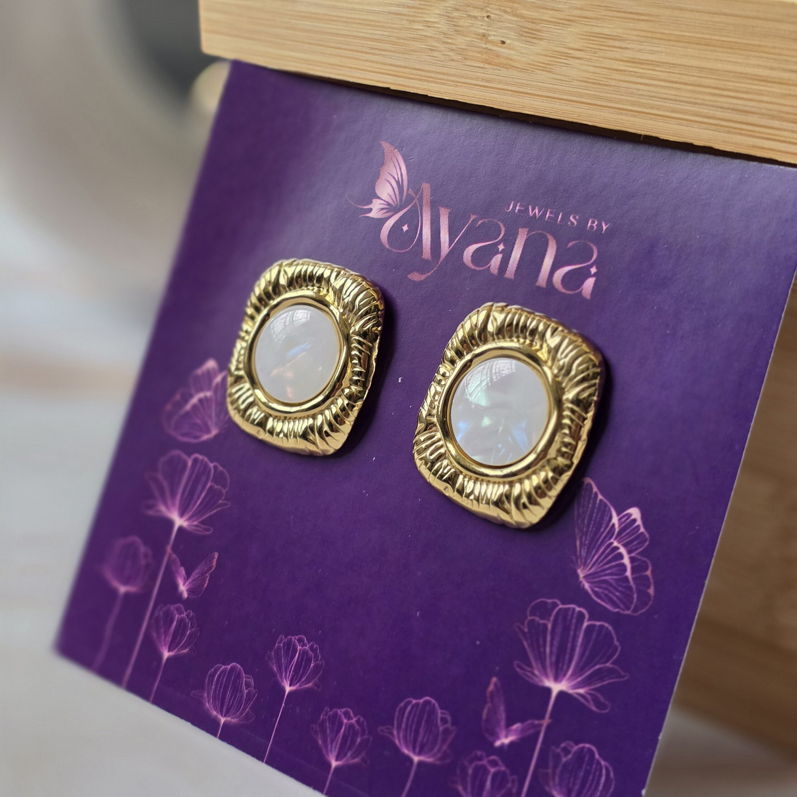 Opalisse Crest Studs - Image 4