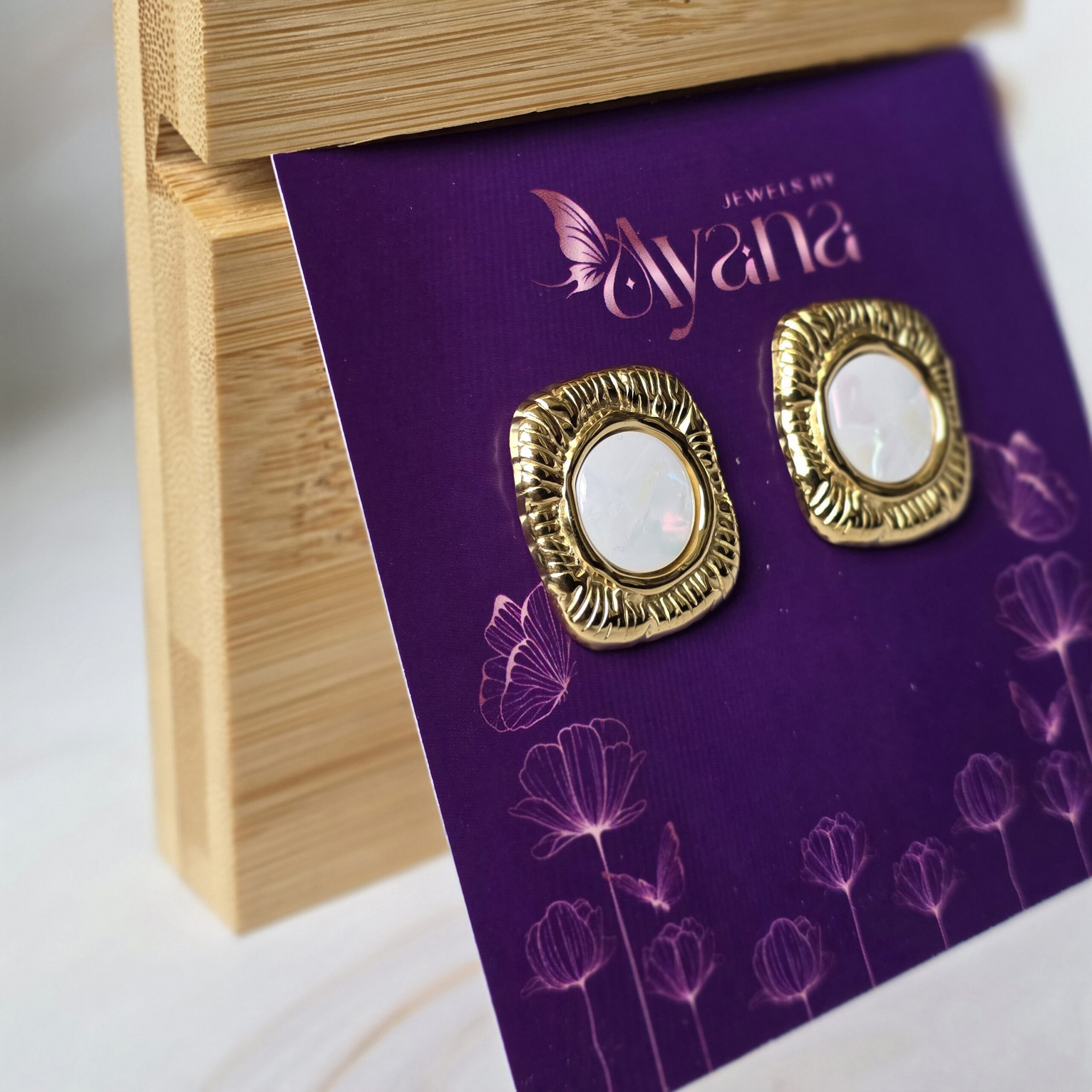 Opalisse Crest Studs - Image 5